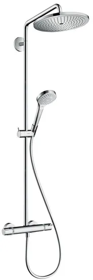 Hansgrohe Croma 160 sistema de chuveiro, 1 tipo de jato, cromo