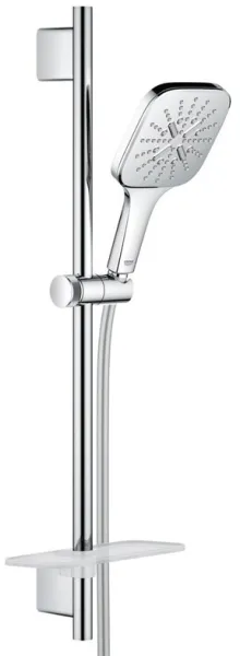 Grohe Rainshower SmartActive 130 Cube conjunto de chuveiro, 3 tipos de jato, cromado