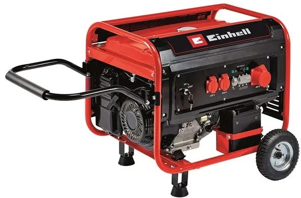 Gerador a gasolina Einhell TC-PG 65/E5 com 2x230 volts e 1x400 volts