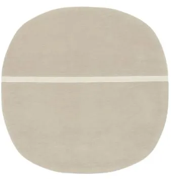 Normann Copenhagen Oona Tapete 140 x 140 cm Areia