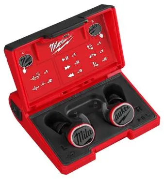 Protetor auricular Milwaukee c/bluetooth L4 RLEPB-301 - Recarregável