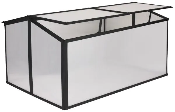 Mini estufa preta 120x80x57cm