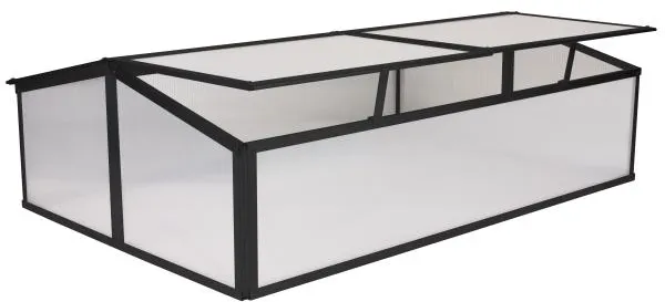 Mini estufa preta 120x80x37cm