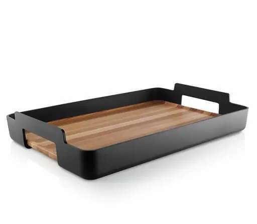 Bandeja de Servir Retangular Eva Solo Nordic Kitchen 50x34 cm - Bambu Carbonizado