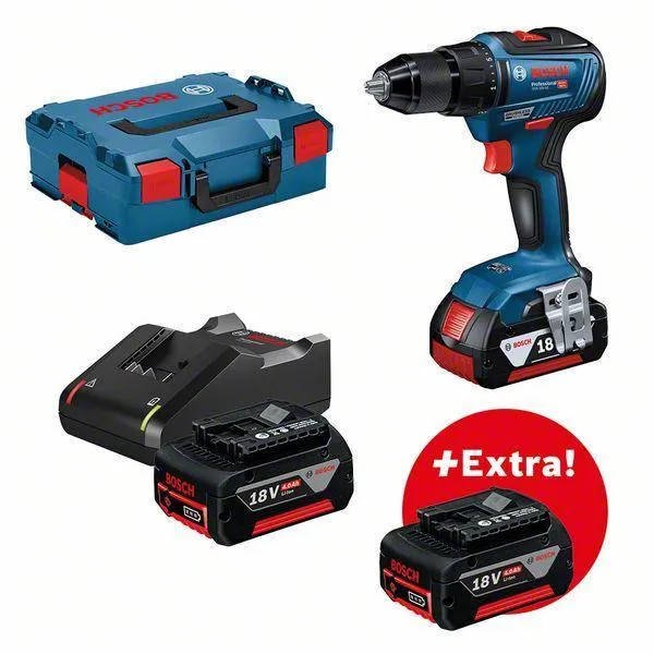 Parafusadeira Bosch GSR 18V-55 3X4AH L-BOXX