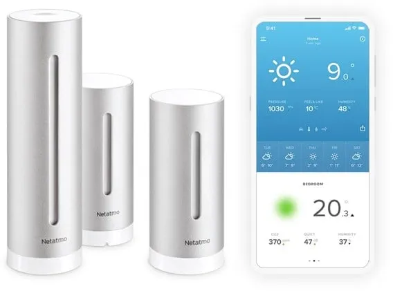 Netatmo Estação Meteorológica Inteligente + Módulo Interno Extra