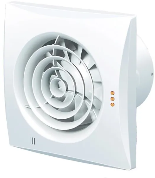 Ventilador Duka Pro 32TH controlado por umidade e tempo, Ø125 mm, branco